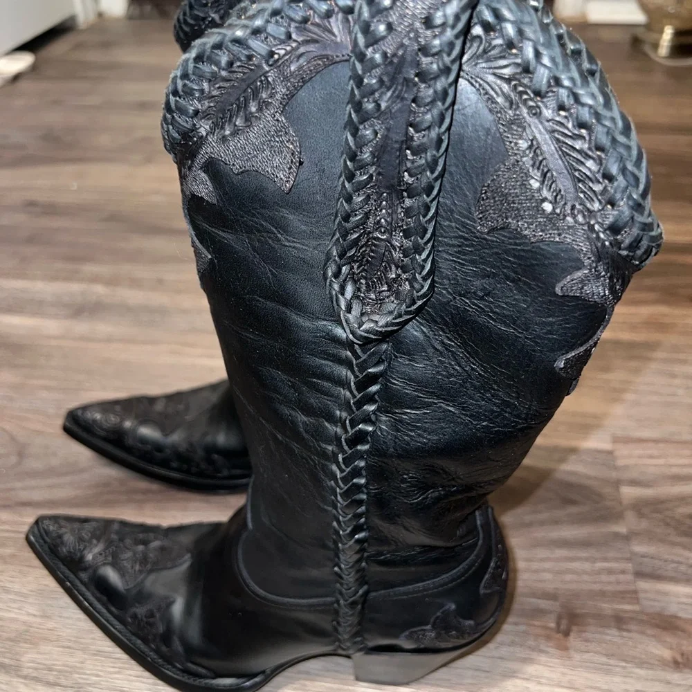 Old Gringo Black cowboy cowgirl country Boots - Picture 2 of 9